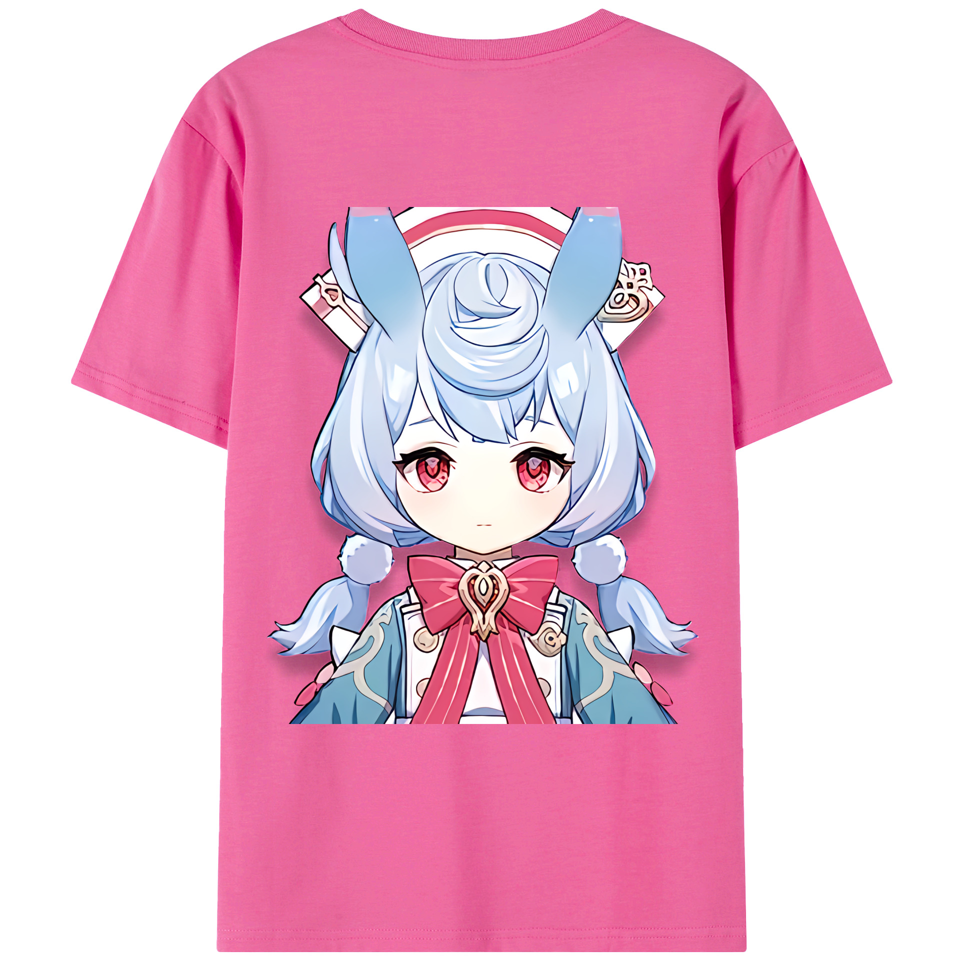 げんし神 シゲウィン genshin Shigewin レディース半袖Tシャツ(バックプリント)